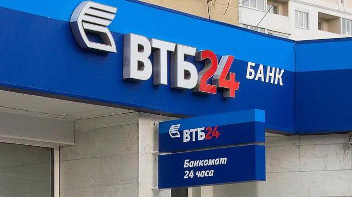 VTB 24 opent een rekening voor tarieven van een rechtspersoon