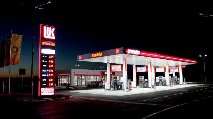 A Lukoil benzinkút franchise listája
