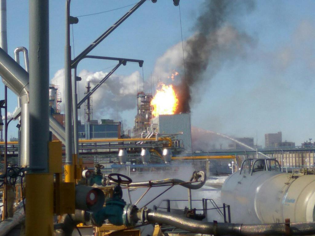 Brand in chemische fabrieken