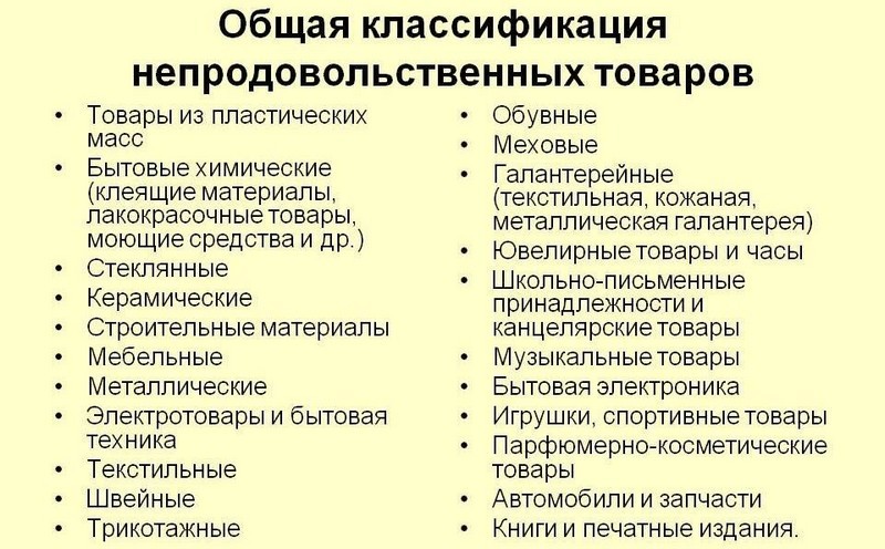 Нехранителни артикули