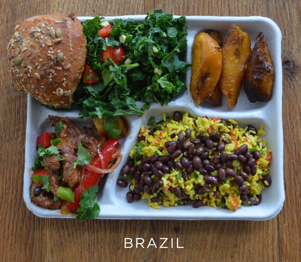 Školní snídaně v Brazílii