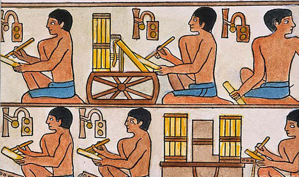 Skribenter från antika Egypten