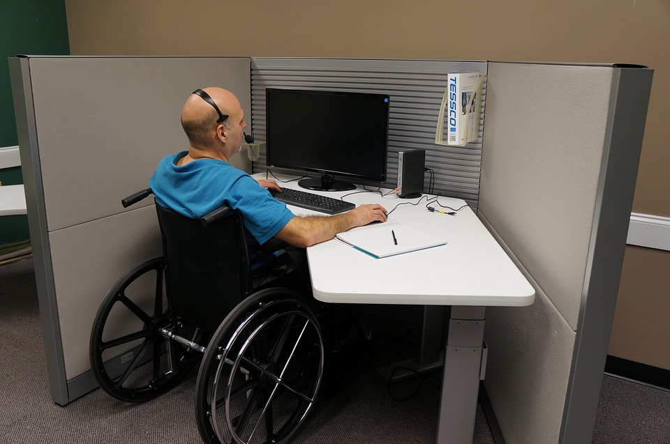 Behinderte dürfen arbeiten
