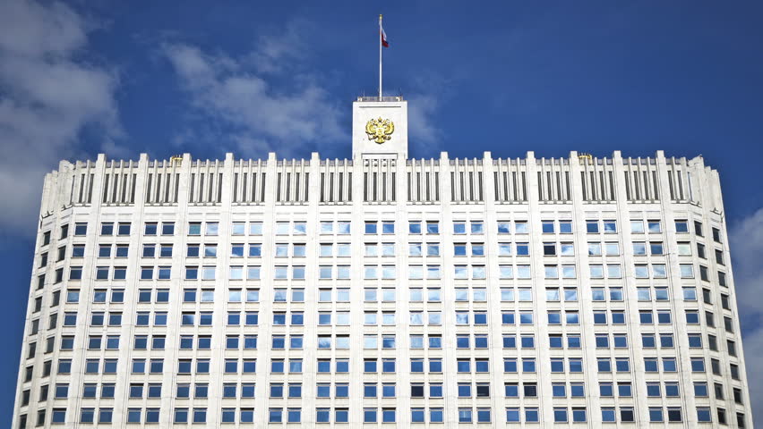 Das Gebäude der Regierung der Russischen Föderation