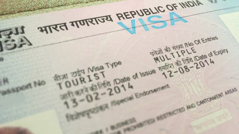 Visa naar India