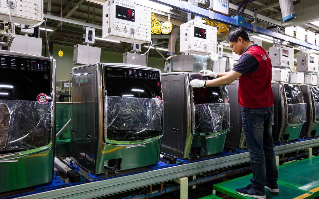 Výrobní činnosti v jihokorejských podnicích