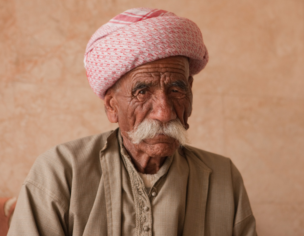 En äldre man från Irak