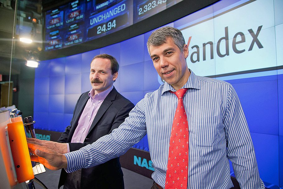 Yandex op de beurs