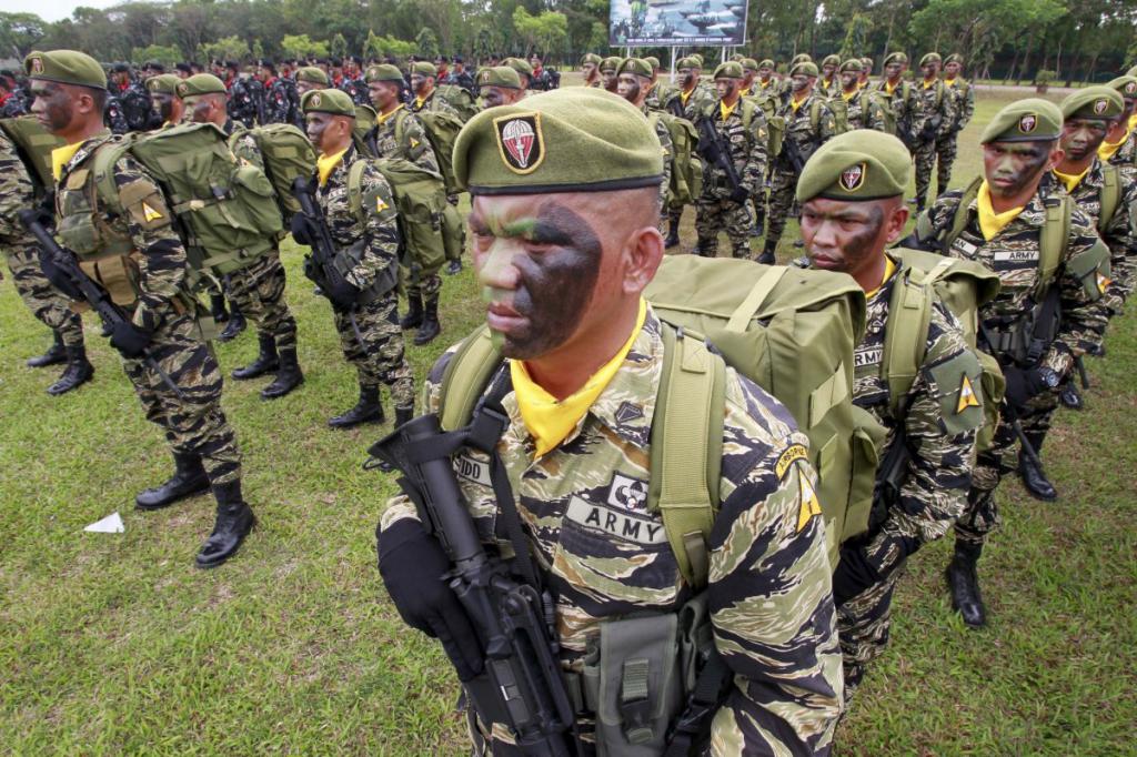 Soldats de l'armée philippine